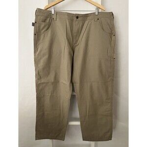 Gravel Gear Pants Mens 44 x 30 Beige Ripstop Carpenter Pant Relaxed Fit NEW